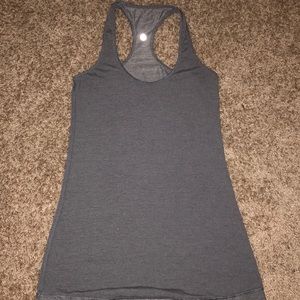 Lulu Lemon Heather Grey Razor Back Tank 🏋️‍♀️